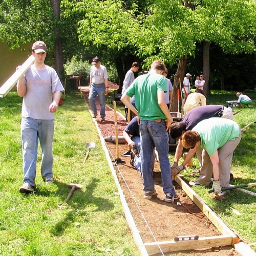 All Hands working